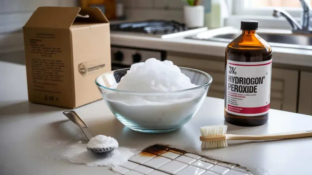 7 verrassende toepassingen van baking soda met waterstofperoxide die schoonmaakexperts nu aanraden